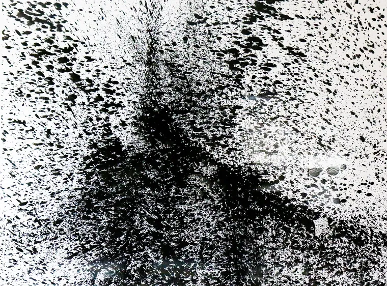 Tableau abstrait contemporain paysage - Majuwa (Michèle Quil), artiste peintre à Villers-lès-Nancy
