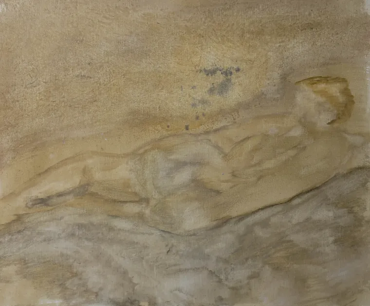 Tableau abstrait contemporain paysage - Majuwa (Michèle Quil), artiste peintre à Villers-lès-Nancy